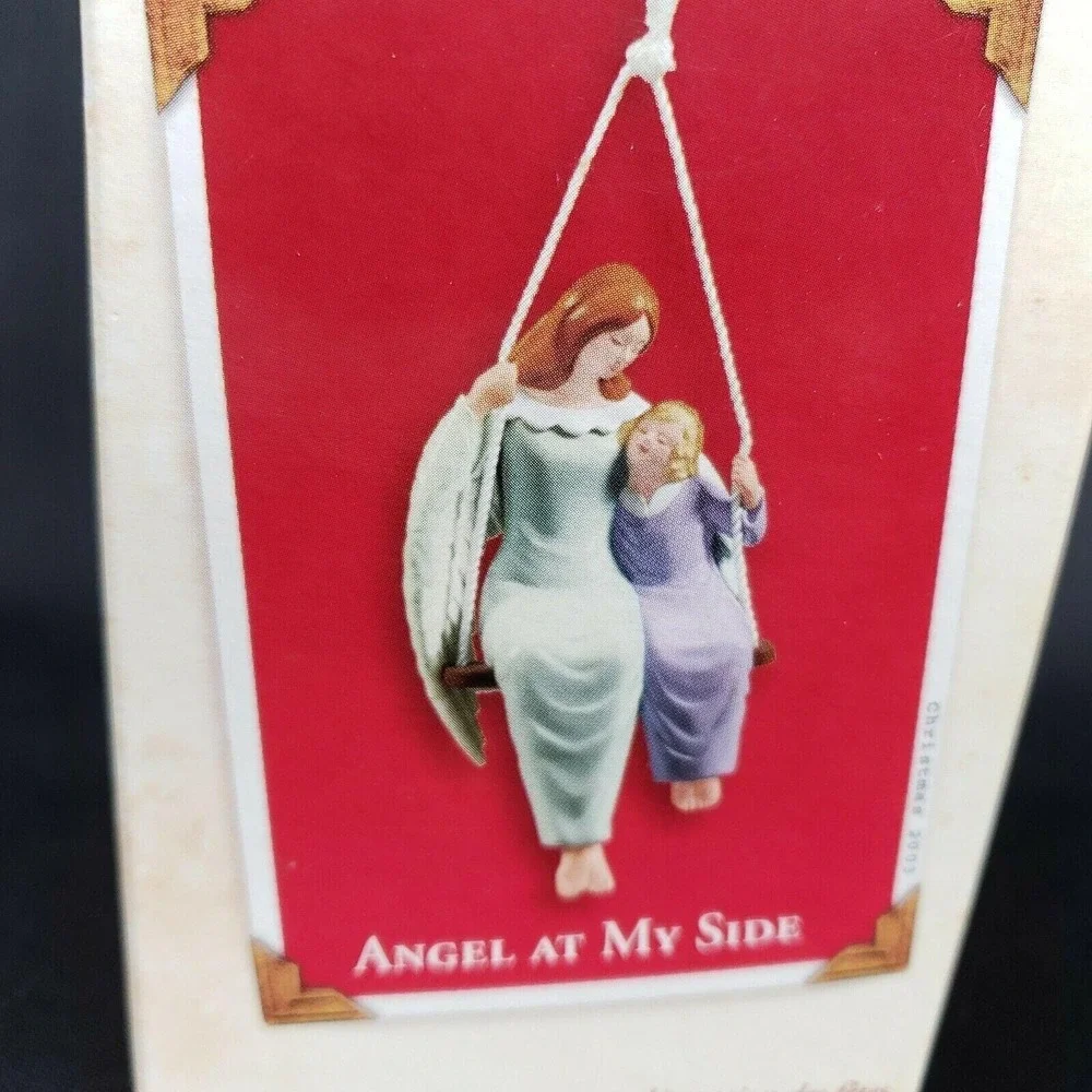 Hallmark Ornament Angel At My‎ Side 2003 Guardian Angel Gift Christmas QXG8659